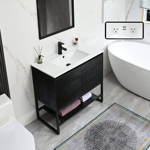 Wayfair 30 Inch Black Bathroom Vanities You'll Love in 2023